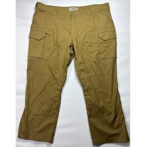 First Tactical Men's Straight Leg Tan Cargo Work Pants - Size 48 (48x29)